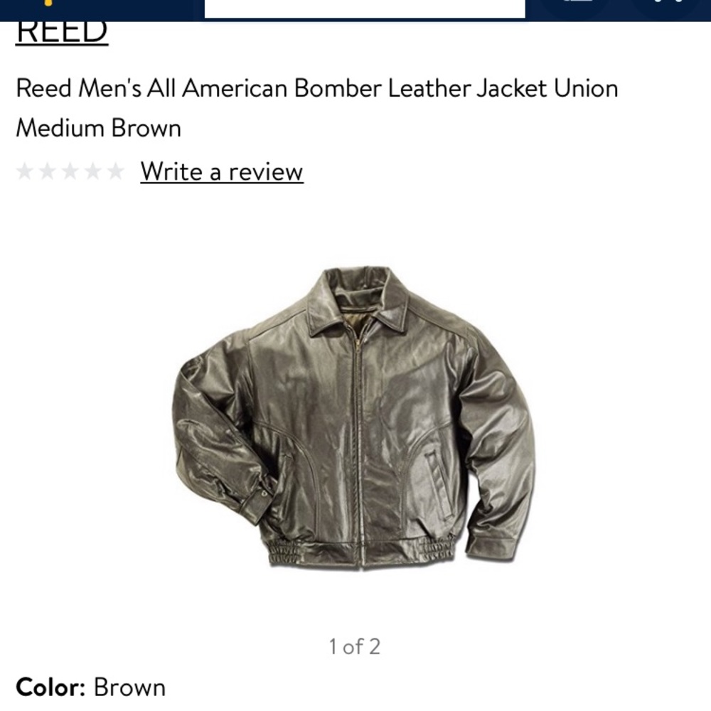 High End Reed Leather Jacket. (Heavy) - Picture 7 of 8